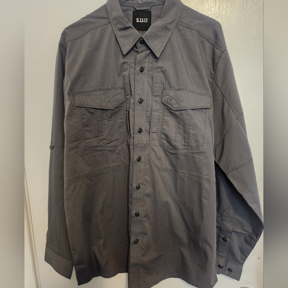 5.11 Tactical Men's Charcoal Shirt Jacket